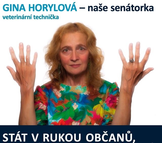 Gina Horylová kandidátka do senátu ČR 2022